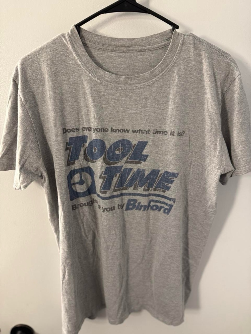 "Tool Time" Graphic Tee with Blue Print